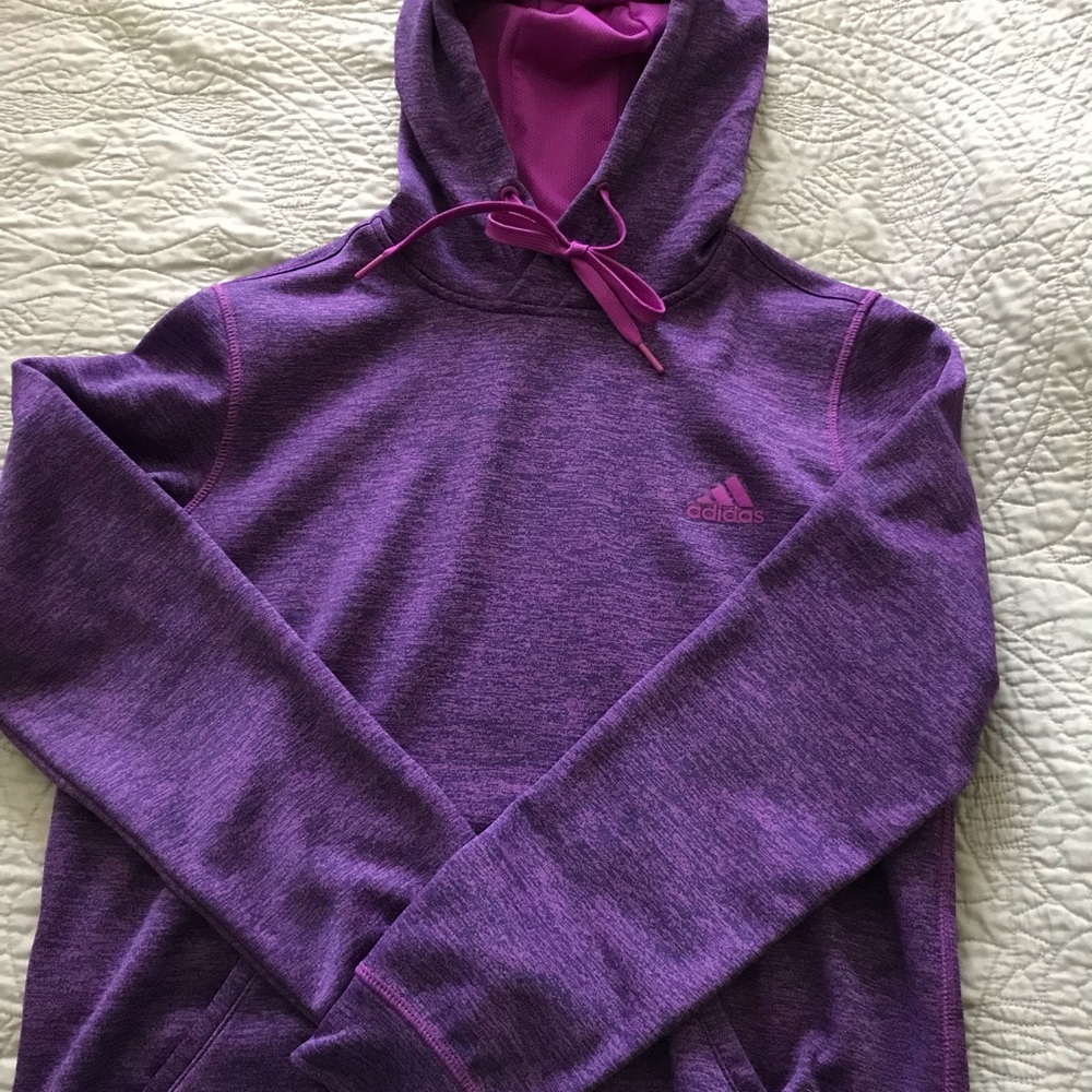 Adidas Purple Hoodie Cozy Comfort- Climawarm